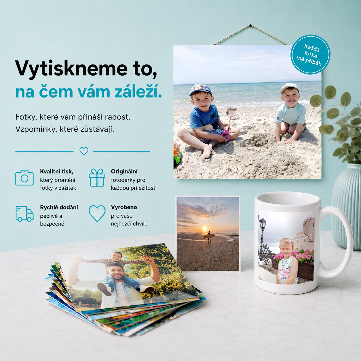 Vytiskneme to, na čem vám záleží.