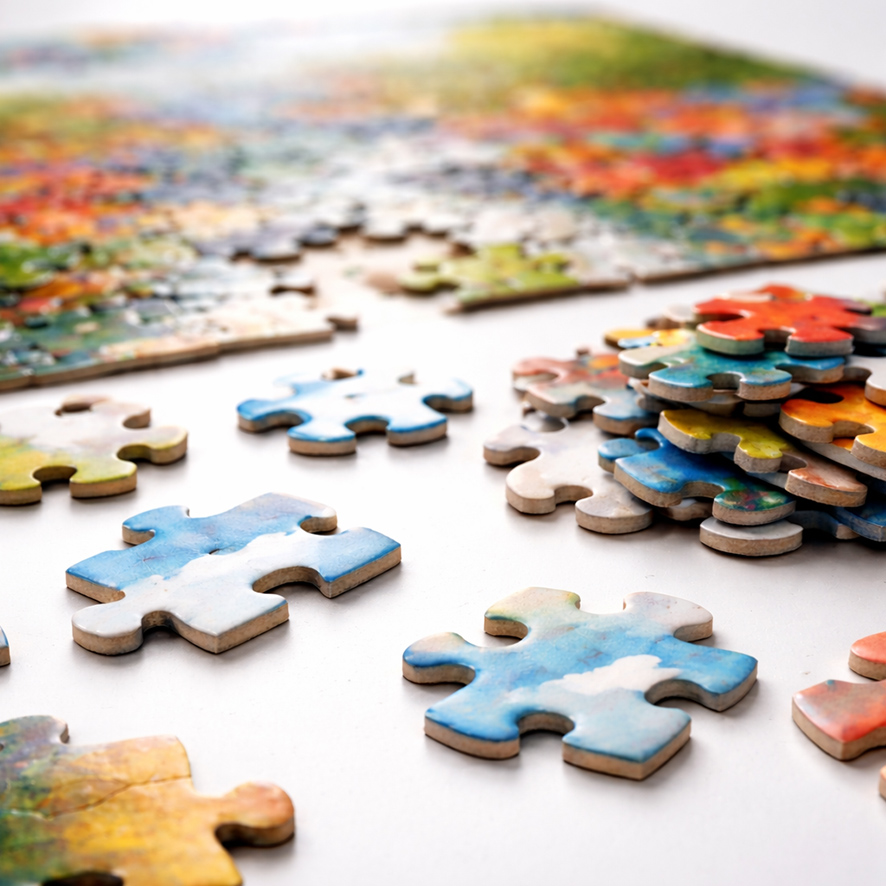 Puzzle s krabičkou s vlastn&iacute;m potiskem