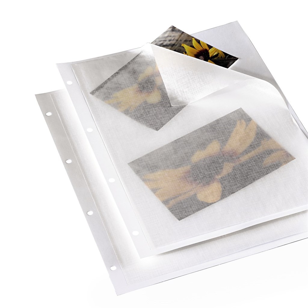 Card pages for ringbinder photo albums A4, White » Fotopixel