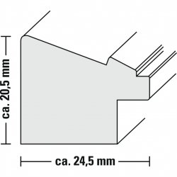 Rámeček plastový COZY, mátová , 13x18 cm