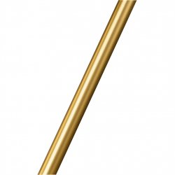 Rámeček plastový MADRID, zlatý matný, 30x45cm
