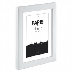 Rámeček plastový PARIS, bílá, 10x15 cm