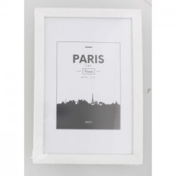 Rámeček plastový PARIS, bílá, 20x30 cm
