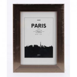 Rámeček plastový PARIS, ocelová, 10x15 cm