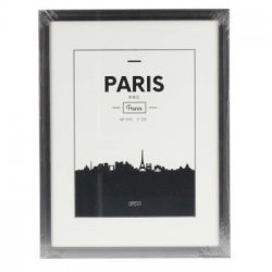 Rámeček plastový PARIS, šedá, 30x40 cm