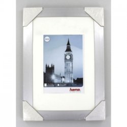 Rámeček hliníkový LONDON, stříbrná, 13x18 cm