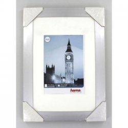 Rámeček hliníkový LONDON, stříbrná, 15x20 cm