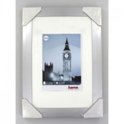 Rámeček hliníkový LONDON, stříbrná, 20x30 cm