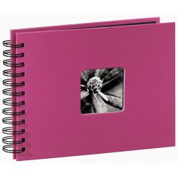 Album klasické spirálové FINE ART 24x17 cm, 50 stran, pink