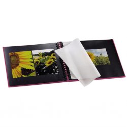 Album klasické spirálové FINE ART 28x24 cm, 50 stran, pink