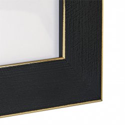 Portrétový rámeček plastový MILANO, 10x15 cm, černá