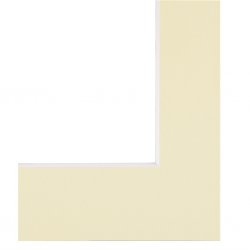 Pasparta, barva slonová kost, 30x40 cm/ 20x30 cm