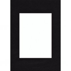 Pasparta černá, 50 x 60 cm