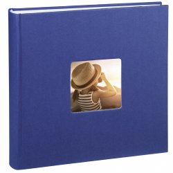 Album klasické FINE ART 30x30 cm, 100 stran, modrá