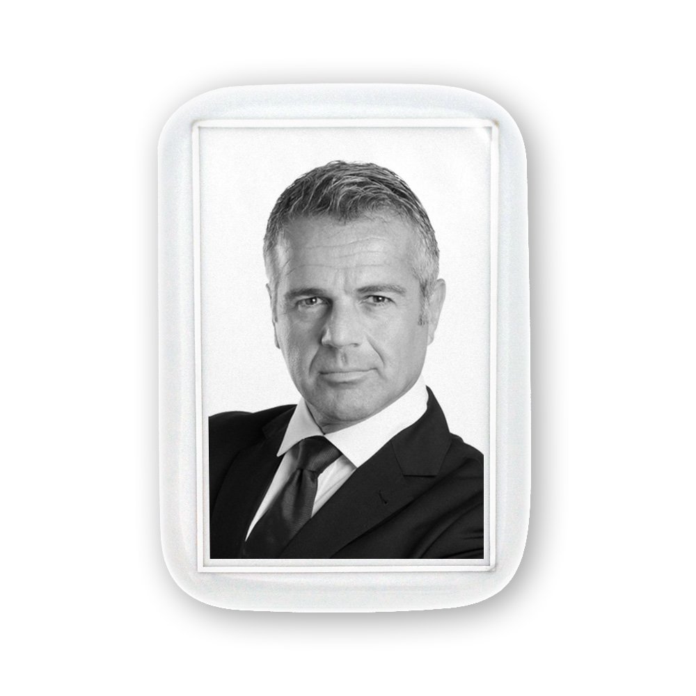 Náhledový obrázek produktu: Obdélník kulaté rohy černobílý