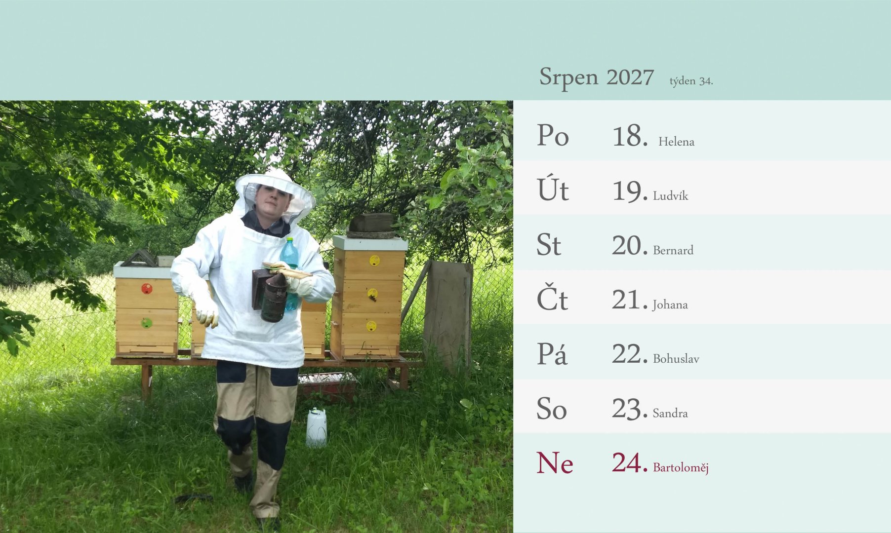 Obrázek produktu: Kalendář stolní týdenní 370